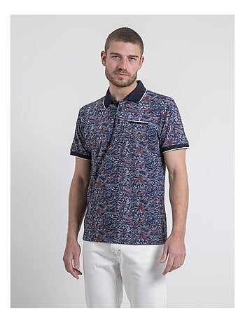 Polo manches courtes pur coton motifs PARUBOL