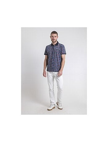Polo manches courtes pur coton motifs PARUBOL