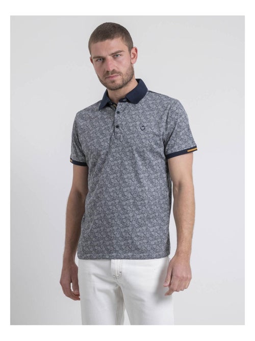 Polo manches courtes pur coton motifs PETILLON - Kiabi