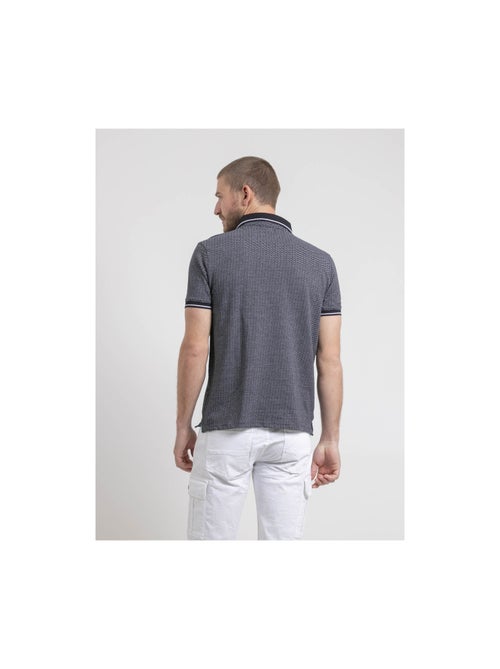 Polo manches courtes pur coton motifs PIGUMAX - Kiabi