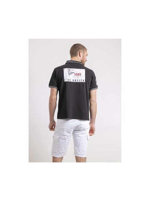 Polo manches courtes pur coton PAHDU - Kiabi