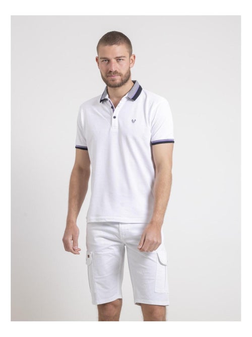 Polo manches courtes pur coton PEPANOLO - Kiabi