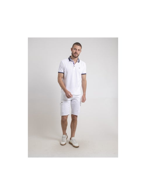 Polo manches courtes pur coton PEPANOLO - Kiabi
