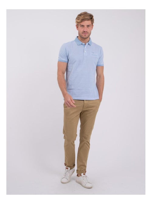 Polo manches courtes pur coton PIKTO - Kiabi