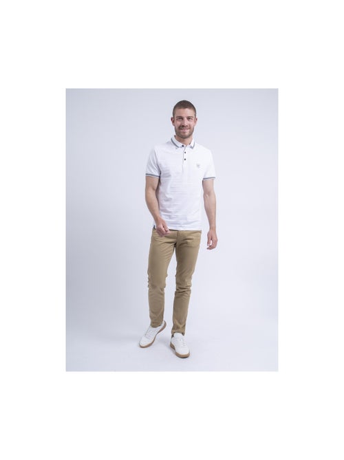 Polo manches courtes pur coton PILIAS - Kiabi