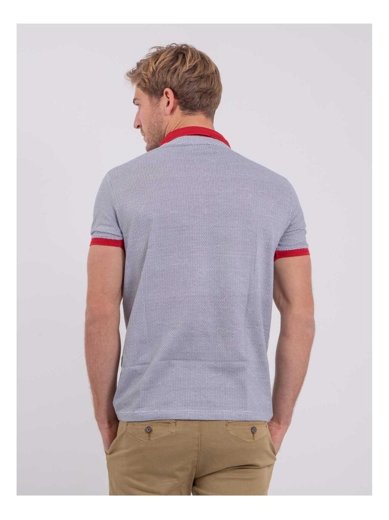 Polo manches courtes pur coton PIVOLKAN Rouge - Kiabi