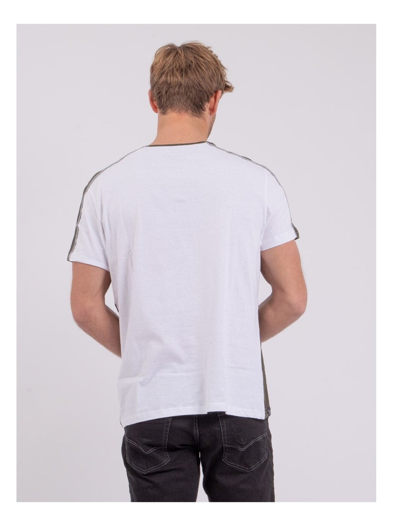 Polo manches courtes pur coton PROSID Kaki - Kiabi