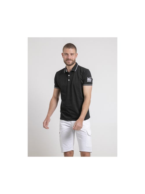 Polo manches courtes pur coton PWENN - Kiabi