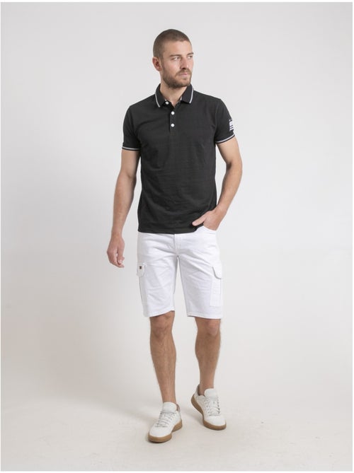 Polo manches courtes pur coton PWENN - Kiabi