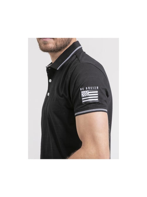 Polo manches courtes pur coton PWENN - Kiabi
