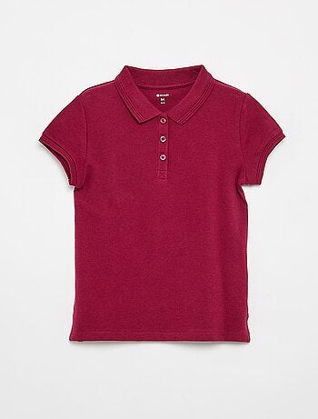Polo manches courtes