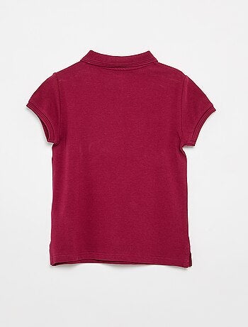 Polo manches courtes