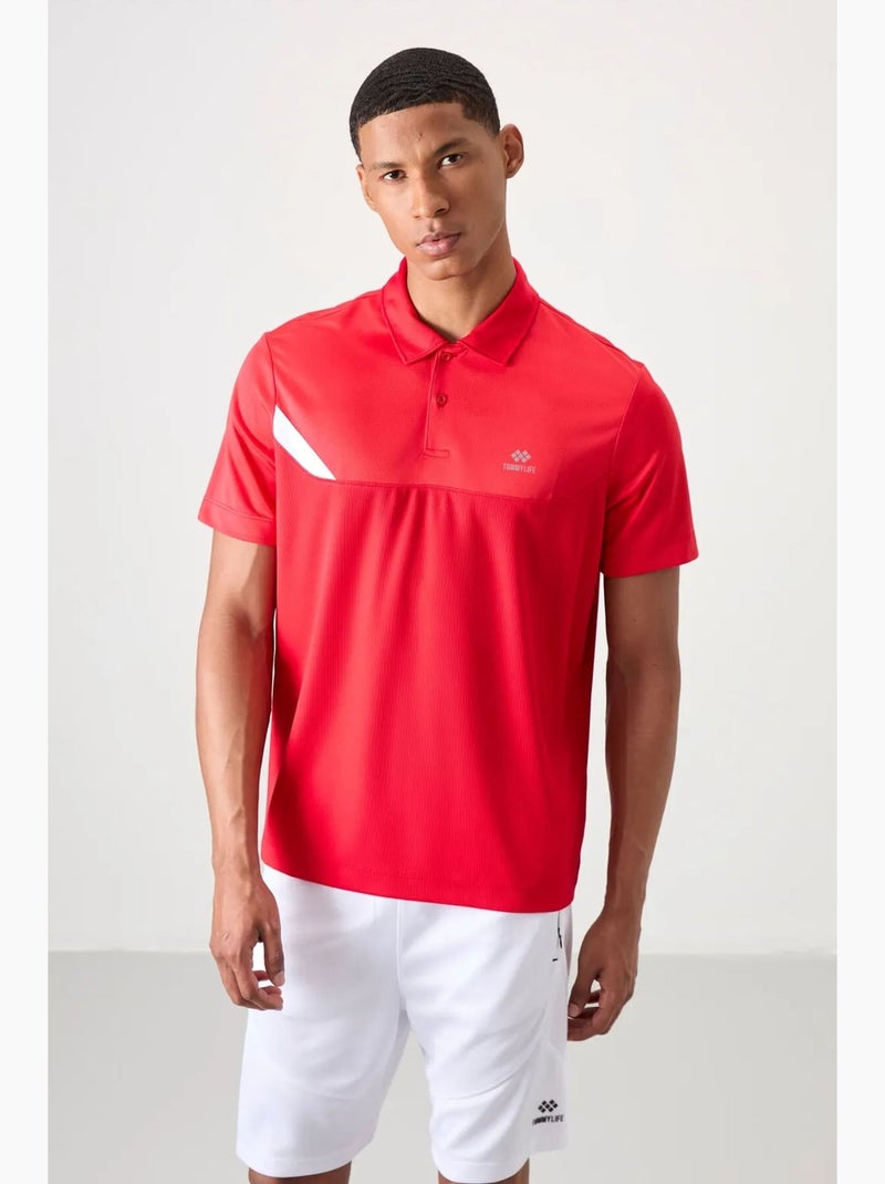 Polo manches courtes tommy Rouge - Kiabi