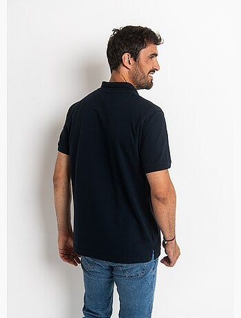 Polo manches courtes uni maille piquée - AFIBEL