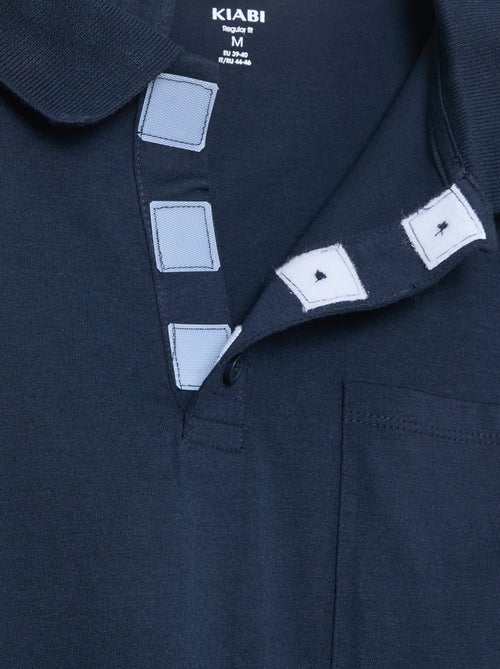 Polo manches longues - collection facile à enfiler - Kiabi