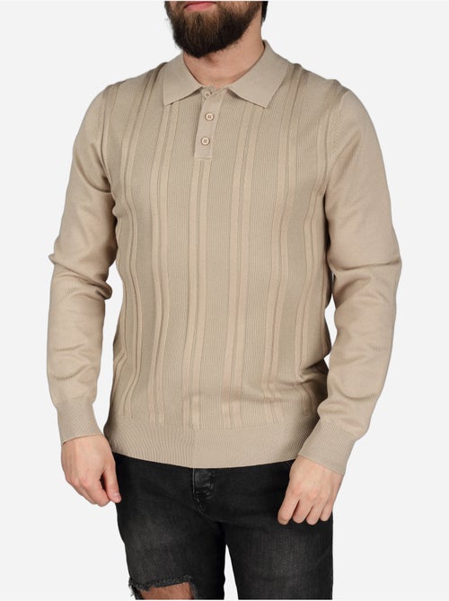 Polo manches longues - Frilivin - Kiabi