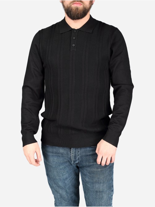 Polo manches longues - Frilivin - Kiabi