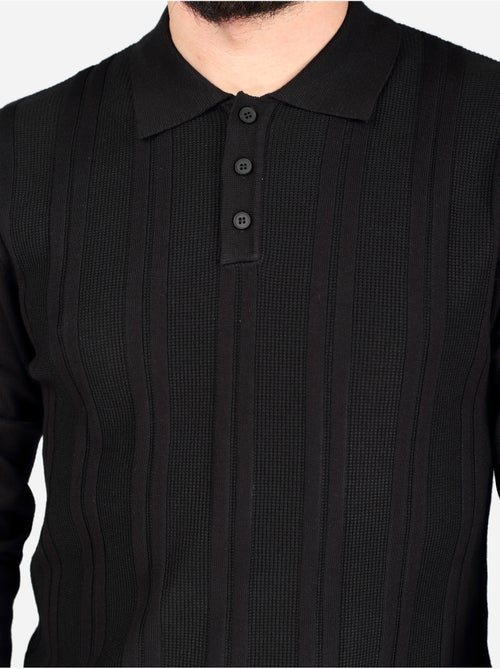 Polo manches longues - Frilivin - Kiabi