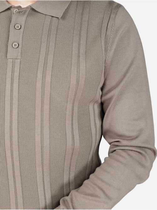 Polo manches longues - Frilivin - Kiabi