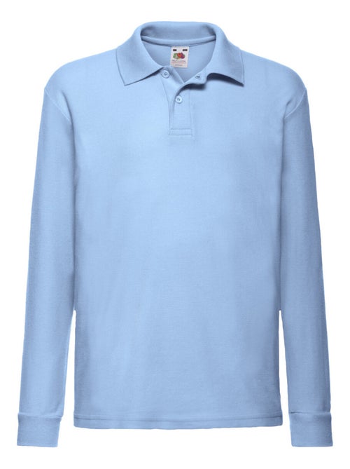 Polo manches longues - fruit of the loom - Kiabi Polo manches longues - fruit of the loom - Kiabi