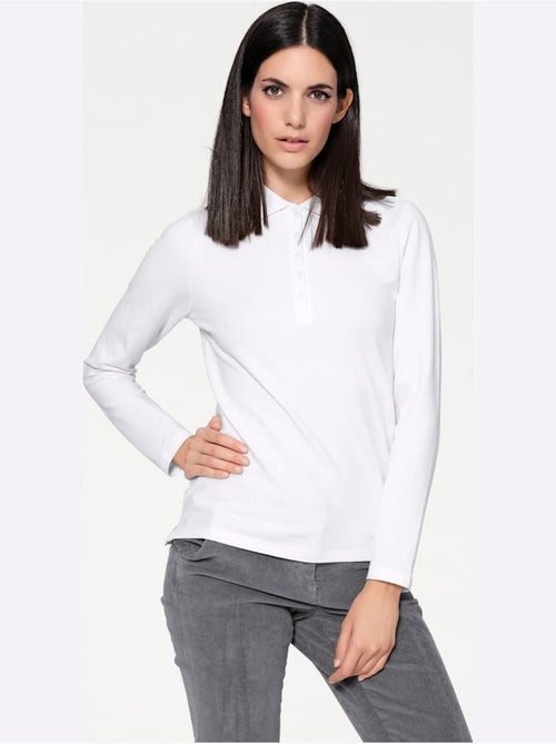 Polo Manches Longues - Taille Standard - helline - Kiabi