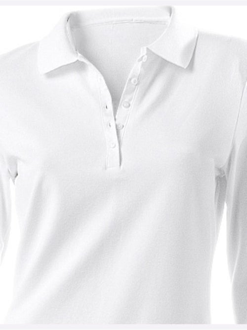 Polo Manches Longues - Taille Standard - helline - Kiabi