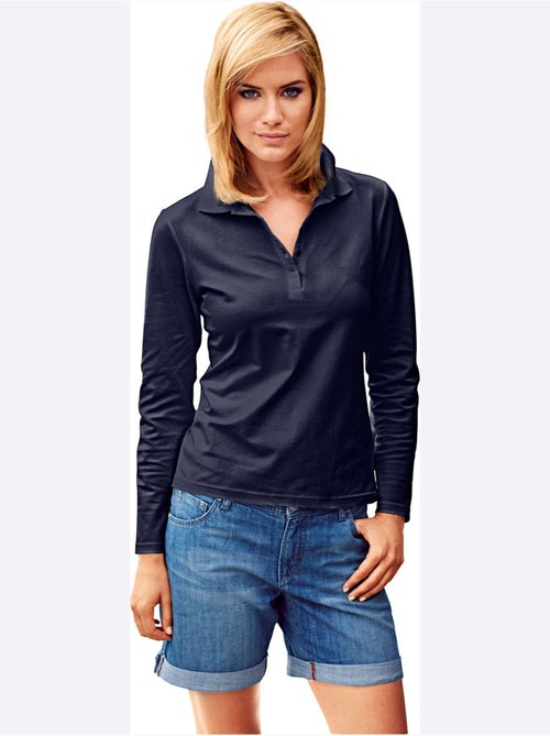 Polo Manches Longues - Taille Standard - helline - Kiabi