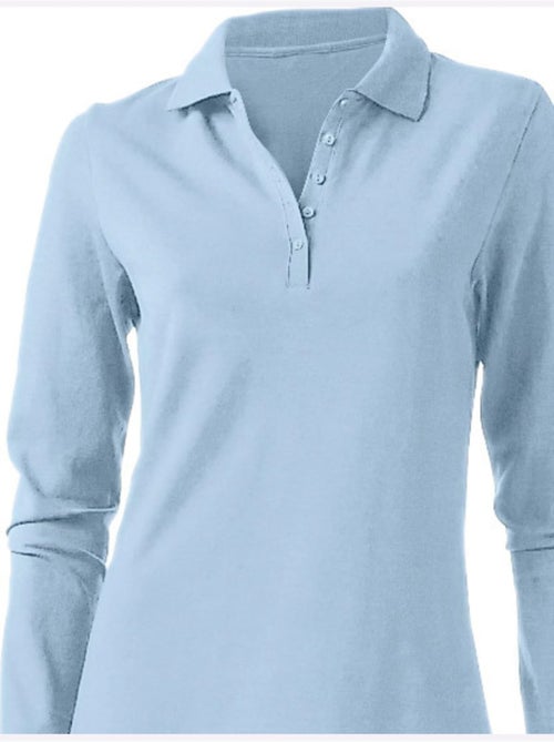 Polo Manches Longues - Taille Standard - Helline - Kiabi Polo Manches Longues - Taille Standard - Helline - Kiabi
