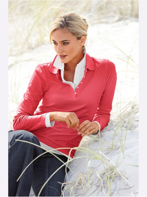 Polo Manches Longues - Taille Standard - helline - Kiabi