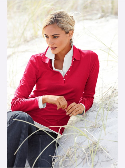 Polo Manches Longues - Taille Standard - helline - Kiabi