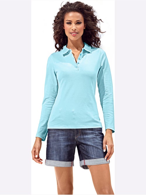 Polo Manches Longues - Taille Standard - helline - Kiabi