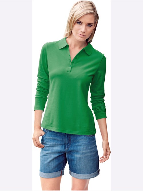 Polo Manches Longues - Taille Standard - helline - Kiabi