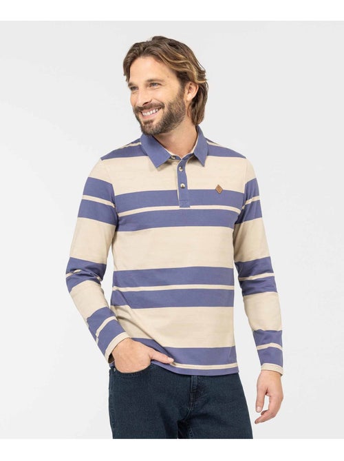 Polo manches longues - Terre de Marins - Kiabi