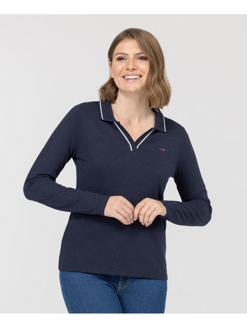 Polo manches longues - Terre de Marins - Kiabi