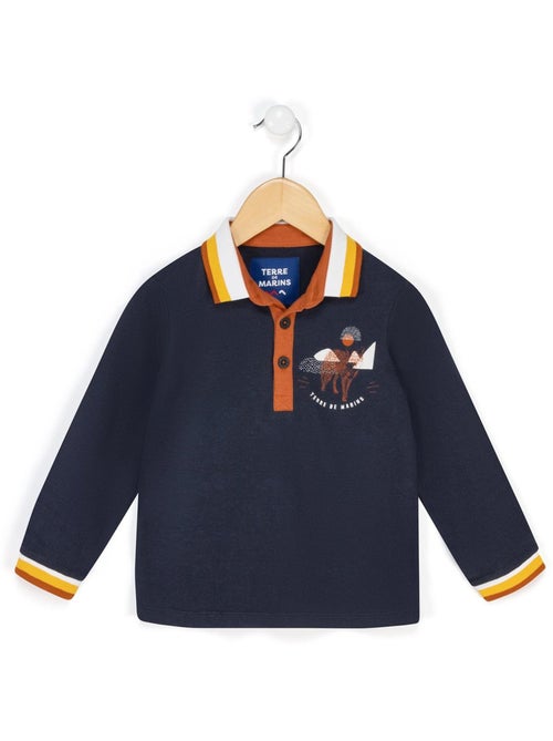 Polo manches longues - Terre de Marins - Kiabi