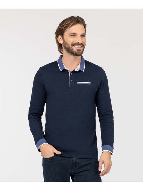 Polo manches longues - Terre de Marins - Kiabi