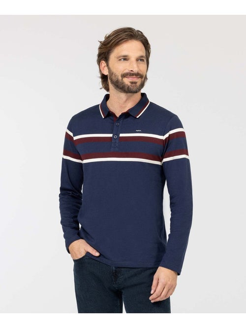 Polo manches longues - Terre de Marins - Kiabi