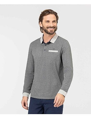 Polo manches longues - Terre de Marins