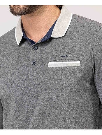 Polo manches longues - Terre de Marins