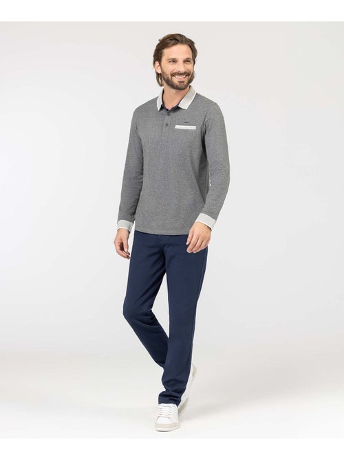 Polo manches longues - Terre de Marins - Kiabi