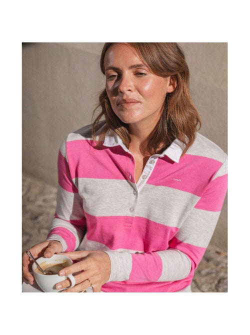 Polo manches longues - Terre de Marins - Kiabi