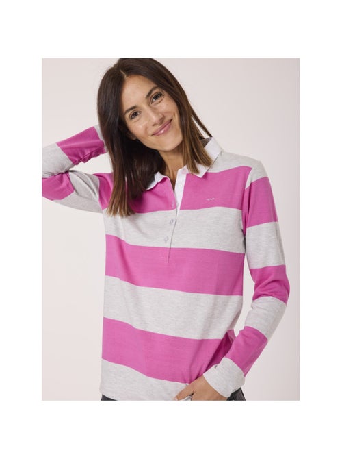 Polo manches longues - Terre de Marins - Kiabi