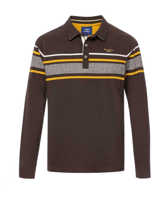 Polo manches longues - Terre de Marins - Kiabi