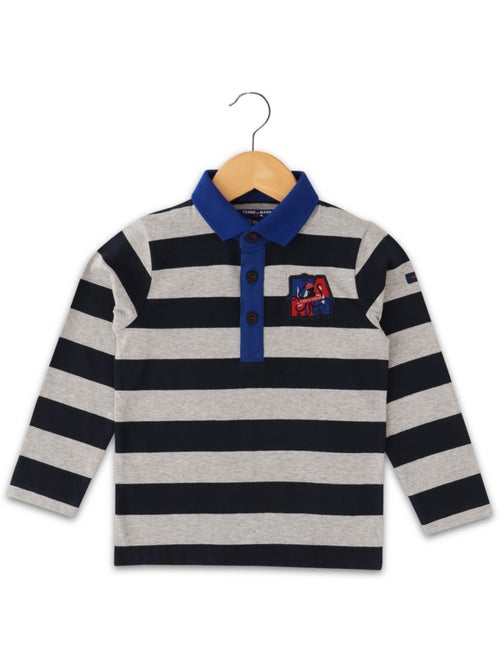 Polo manches longues - Terre de Marins - Kiabi