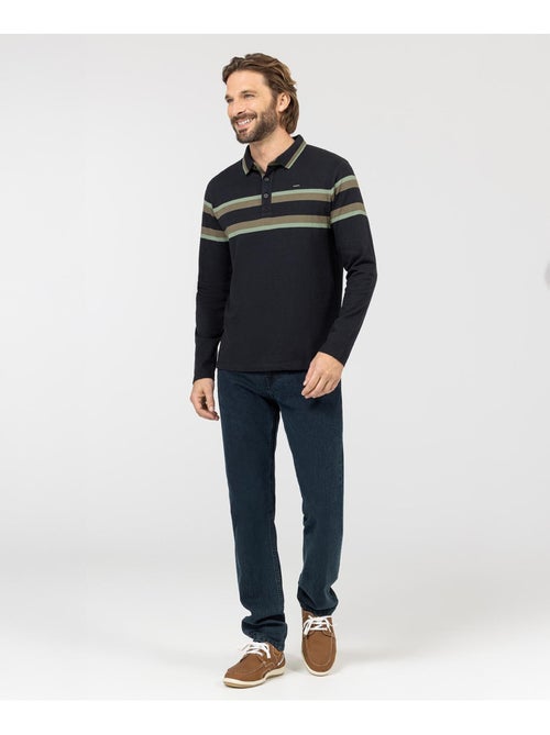 Polo manches longues - Terre de Marins - Kiabi