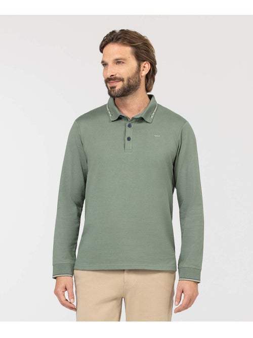 Polo manches longues - Terre de Marins - Kiabi