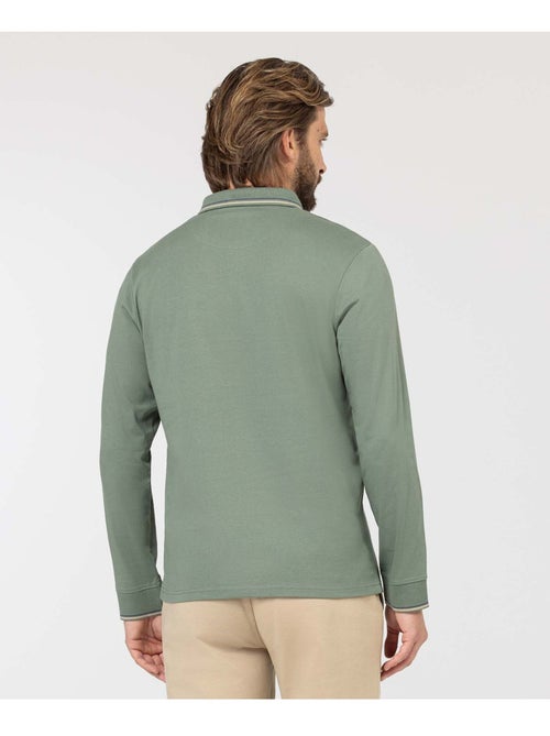 Polo manches longues - Terre de Marins - Kiabi