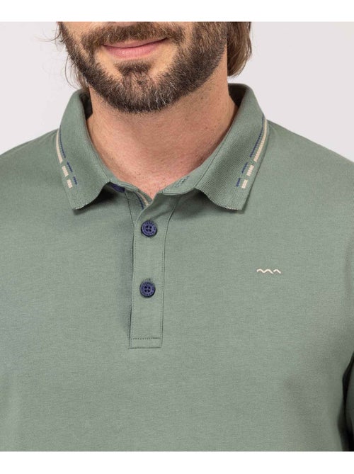 Polo manches longues - Terre de Marins - Kiabi