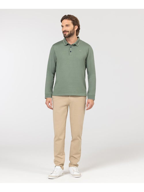 Polo manches longues - Terre de Marins - Kiabi