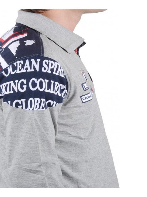 Polo manches longues   CALANK - VENT DU CAP - Kiabi